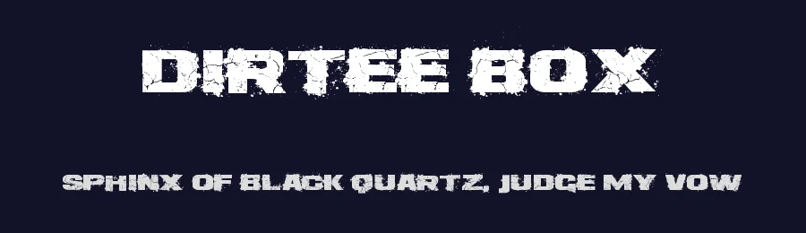 Dirtee Box by Here Be Monsters — Decorative Font — thumbnail 2