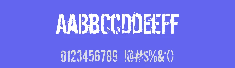 Dirty Ego by Misprinted Type — Decorative Font — thumbnail 3