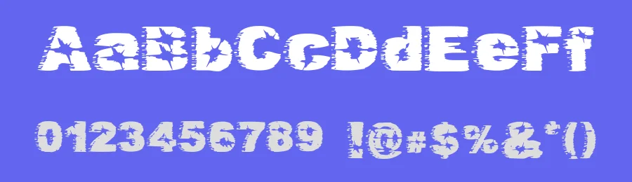 Dirty Harry by Woodcutter — Decorative Font — thumbnail 3