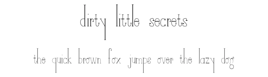 Dirty Little Secrets