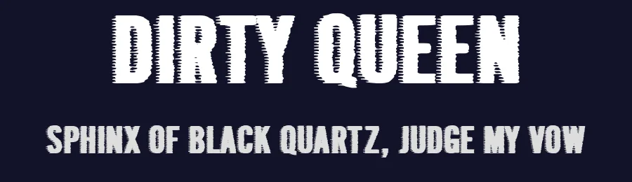 Dirty Queen by Woodcutter — Decorative Font — thumbnail 2