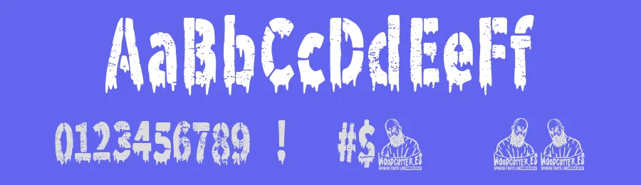 Dirty Stencil by Woodcutter — Decorative Font — thumbnail 3