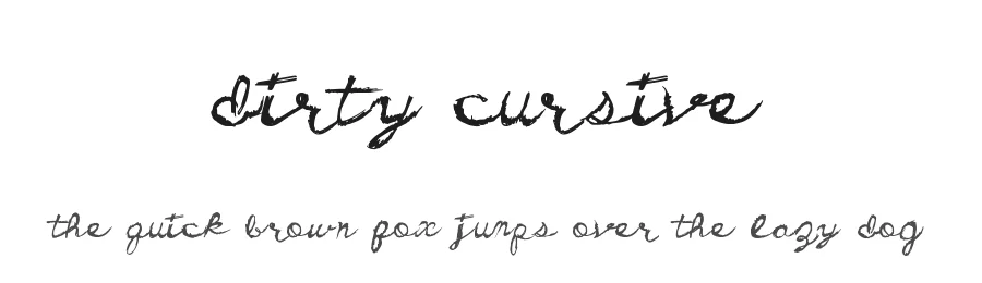 Dirty Cursive