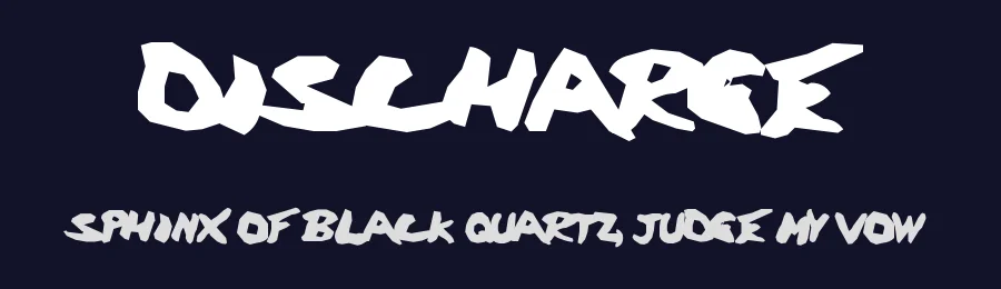 Discharge by Devin Rosado — Script Handwritten Font — thumbnail 2
