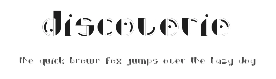 Discoverie by Leah Frye — Decorative Font