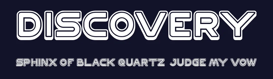 Discovery by weknow — Decorative Font — thumbnail 2