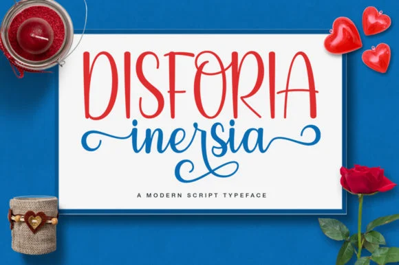 Disforia Inersia Font by Skinny type — Script Handwritten Font
