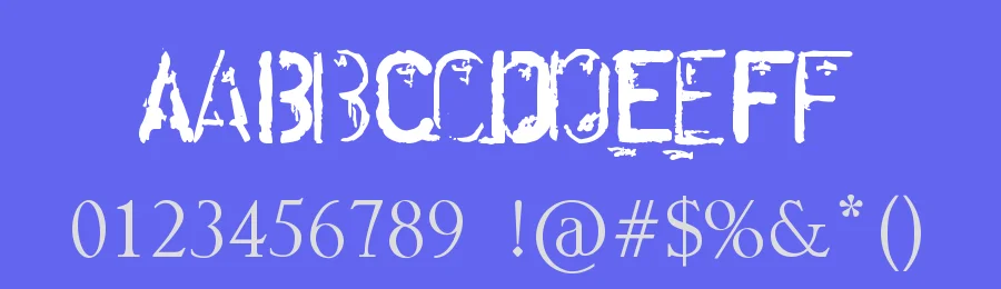Disordered by James Stone — Decorative Font — thumbnail 3