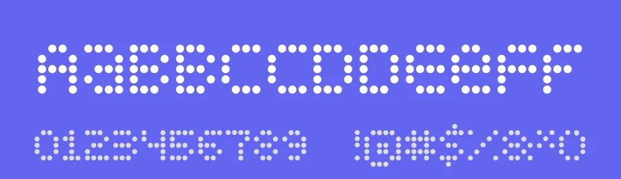 Display Dots by dustBUST — Display Font — thumbnail 3