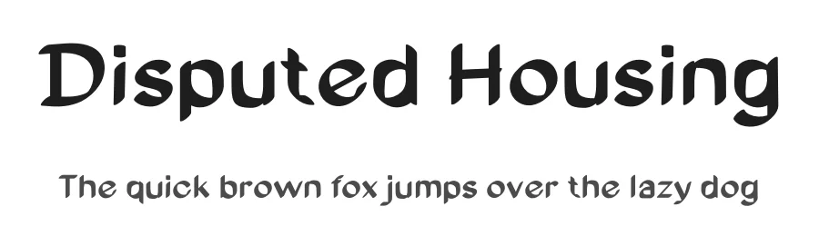 Disputed Housing