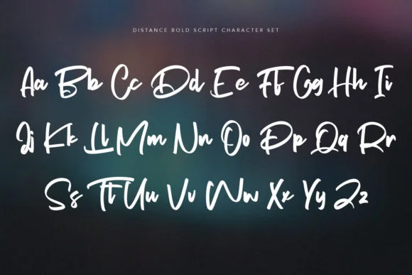 Distance Font by Maulana Creative — Script Handwritten Font — thumbnail 6