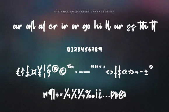 Distance Font by Maulana Creative — Script Handwritten Font — thumbnail 7