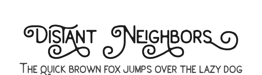 Distant Neighbors
