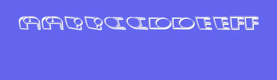 Distorted by Vladimir Nikolic — Decorative Font — thumbnail 3