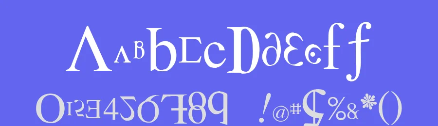 Distorted Faith by Uzim — Blackletter Font — thumbnail 3