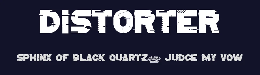 Distorter by Noah Type — Decorative Font — thumbnail 2