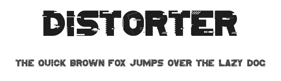 Distorter by Noah Type — Decorative Font