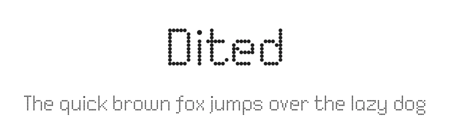 Dited by Jovanny Lemonad — Display Font