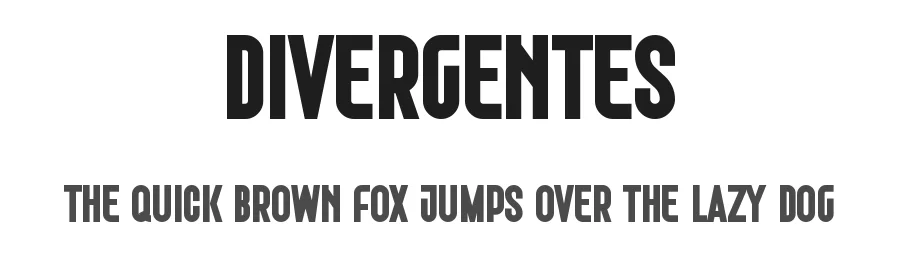 Divergentes by Trequartista Studio — Sans Serif Font