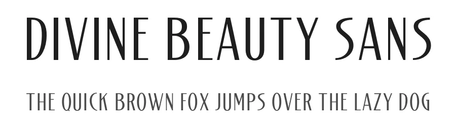 Divine Beauty Sans