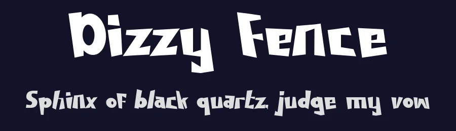 Dizzy Fence by PutraCetol Studio — Decorative Font — thumbnail 2