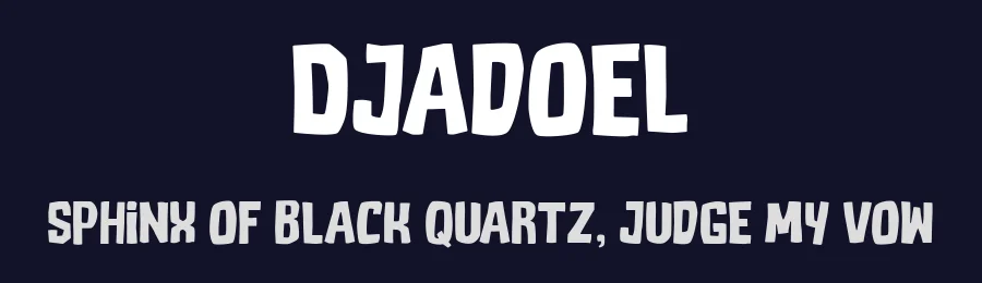 Djadoel by Alexa — Decorative Font — thumbnail 2