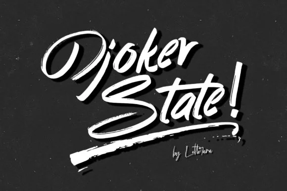 Djoker State Font by thomasaradea — Serif Font