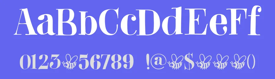 DK Abeille by Hanoded — Decorative Font — thumbnail 3