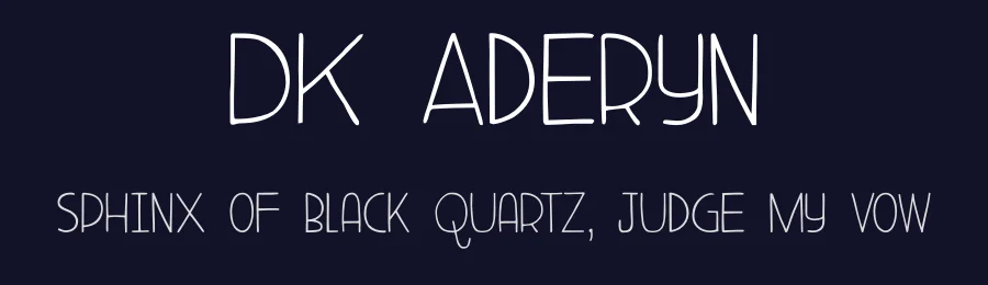 DK Aderyn by Hanoded — Decorative Font — thumbnail 2