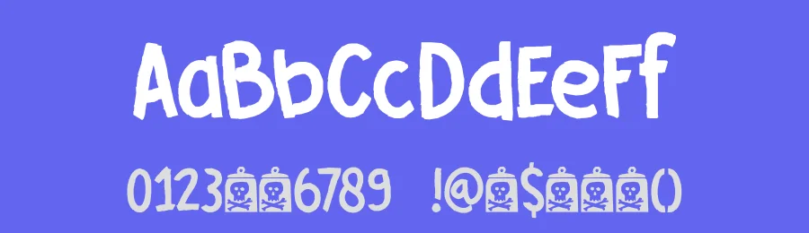 DK Cover Up by Hanoded — Decorative Font — thumbnail 3