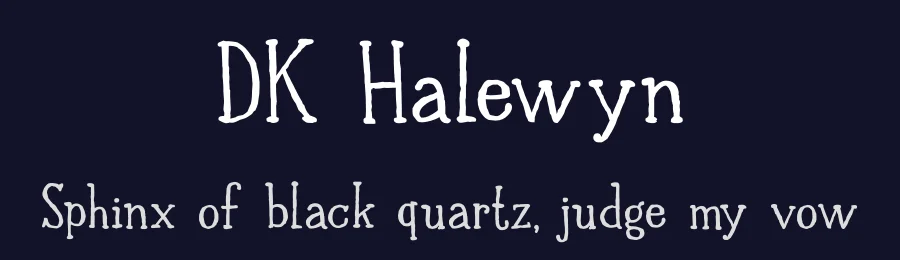 DK Halewyn by Hanoded — Decorative Font — thumbnail 2