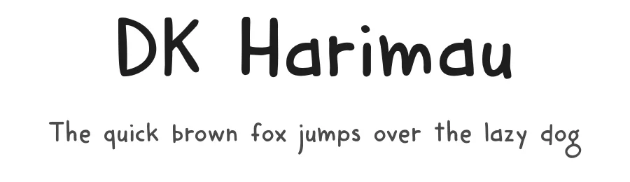DK Harimau by Hanoded — Decorative Font
