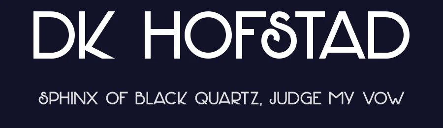 DK Hofstad by Hanoded — Decorative Font — thumbnail 2