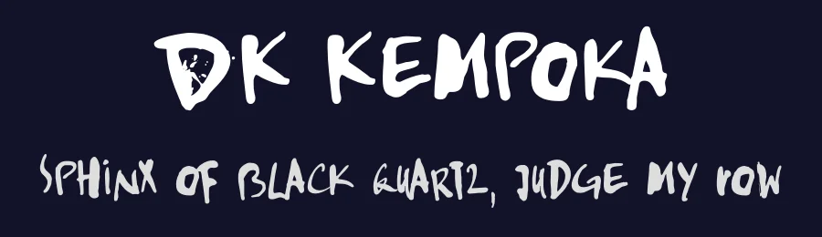 DK Kempoka by Hanoded — Script Handwritten Font — thumbnail 2
