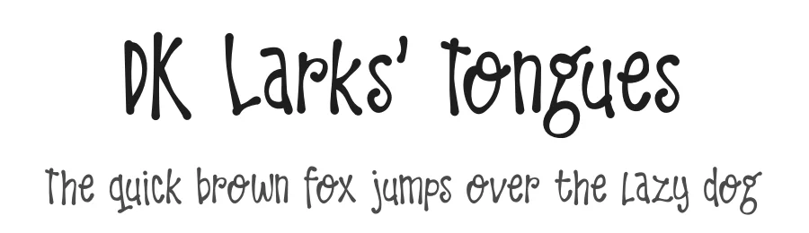 DK Larks' Tongues
