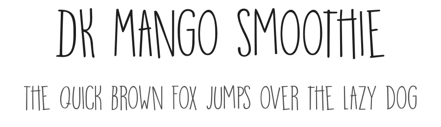 DK Mango Smoothie