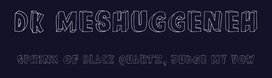 DK Meshuggeneh by Hanoded — Decorative Font — thumbnail 2