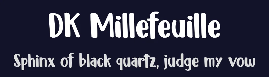 DK Millefeuille by Hanoded — Script Handwritten Font — thumbnail 2