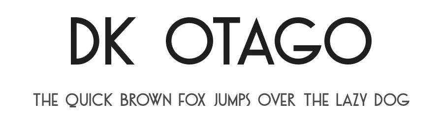 DK Otago by Hanoded — Decorative Font