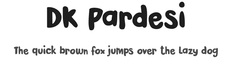 DK Pardesi by Hanoded — Decorative Font