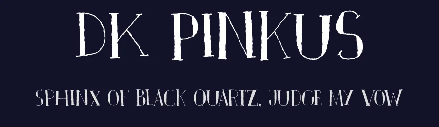 DK Pinkus by Hanoded — Decorative Font — thumbnail 2