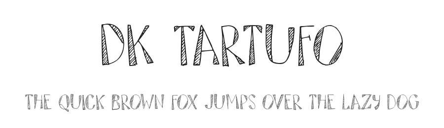 DK Tartufo by Hanoded — Decorative Font