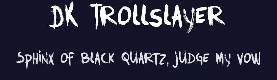 DK Trollslayer by Hanoded — Script Handwritten Font — thumbnail 2