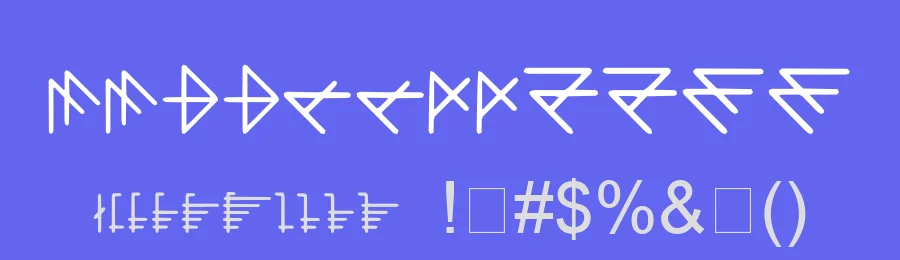 DLI DarkScript by David Flor — Dingbats Font — thumbnail 3