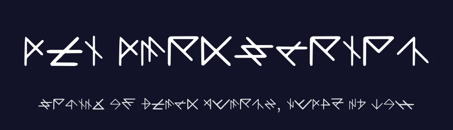 DLI DarkScript by David Flor — Dingbats Font — thumbnail 2