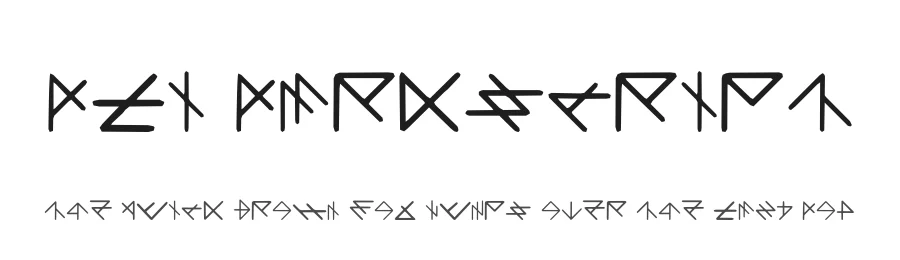 DLI DarkScript by David Flor — Dingbats Font