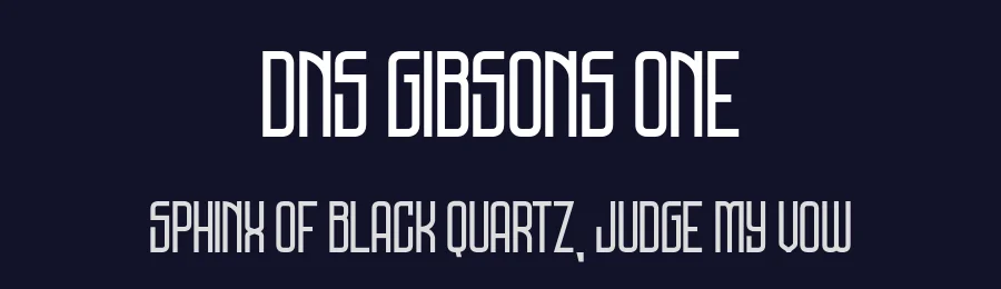 DNS Gibsons One by DNS Studio — Decorative Font — thumbnail 2