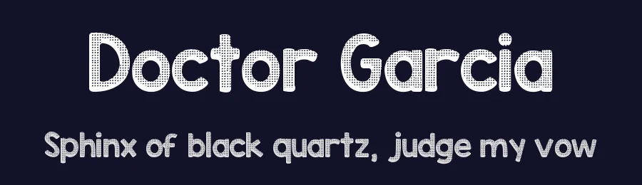 Doctor Garcia by Woodcutter — Decorative Font — thumbnail 2
