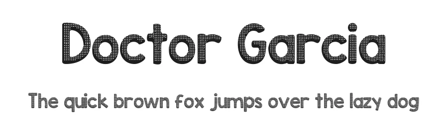 Doctor Garcia by Woodcutter — Decorative Font