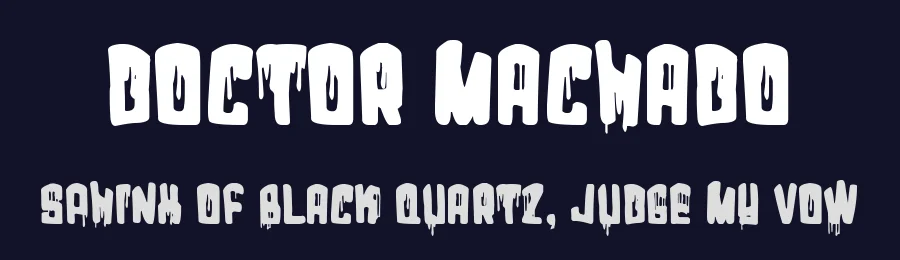 Doctor Machado by Woodcutter — Decorative Font — thumbnail 2